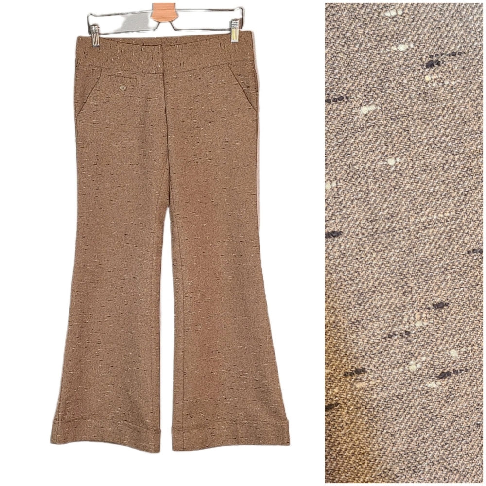 Stoosh vtg Brown Tweed Bell Bottoms - 3 / 4